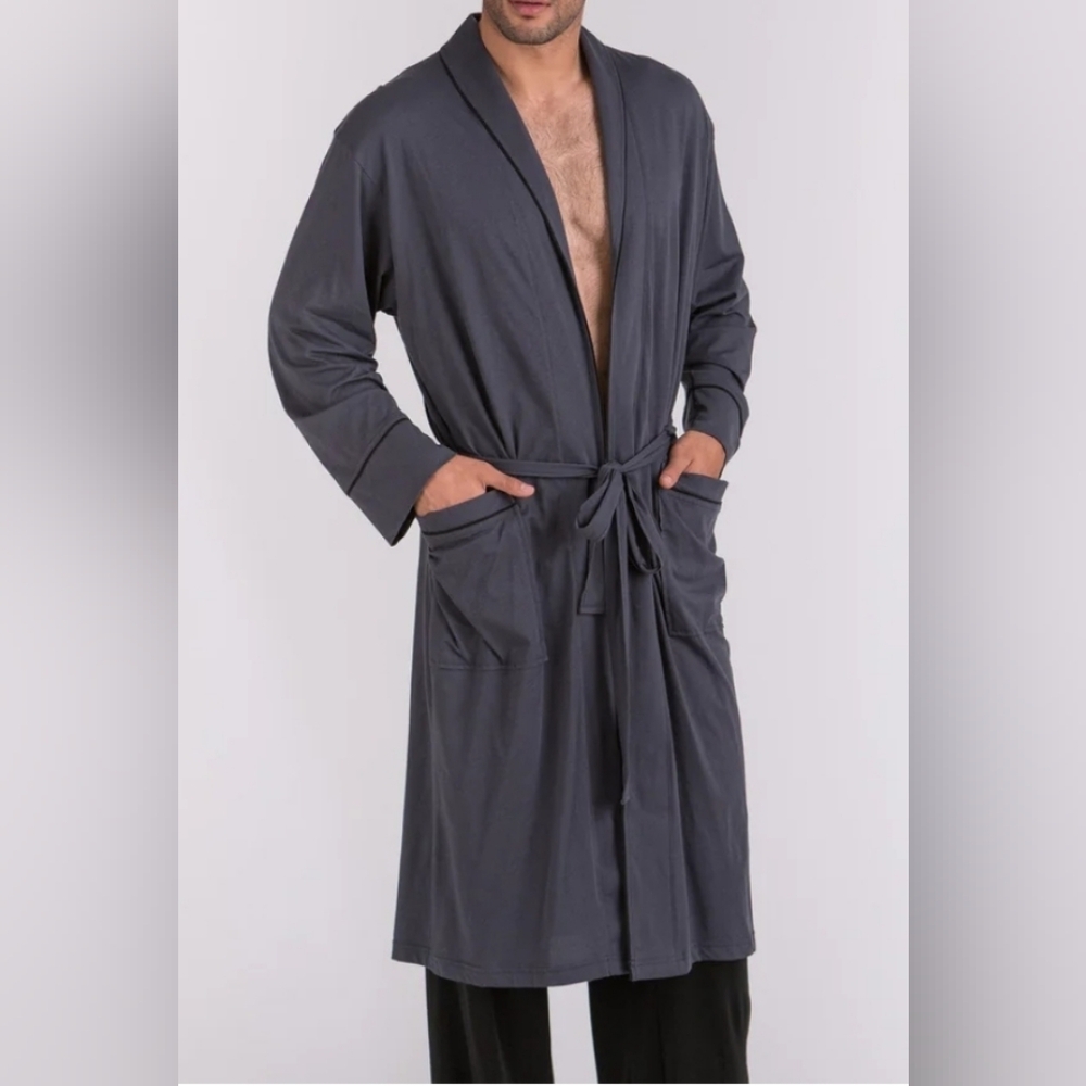 Daniel Buchler | 100% Peruvian Pima Cotton Robe Ink Robe